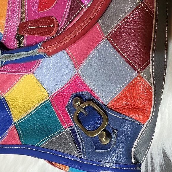 Patchwork Leather Bag - Picture 4 of 9